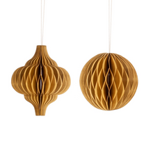 Load image into Gallery viewer, Kraft Paper Honeycomb Hanging Decoration - Assorted