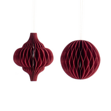 Load image into Gallery viewer, Kraft Paper Honeycomb Hanging Decoration - Assorted