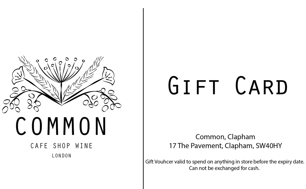 Common Cafe Gift Card