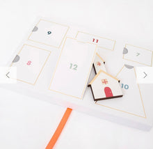 Load image into Gallery viewer, Festive Village Wooden Advent Calendar
