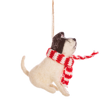 Load image into Gallery viewer, Dog with Scarf Felt Decoration
